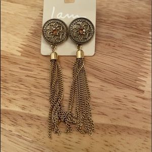 “I am” jewelry long earrings